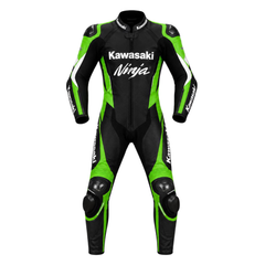 Kawasaki Ninja Motorcycle Racing Suit Leather Biker Suit Track Day Moto Gear