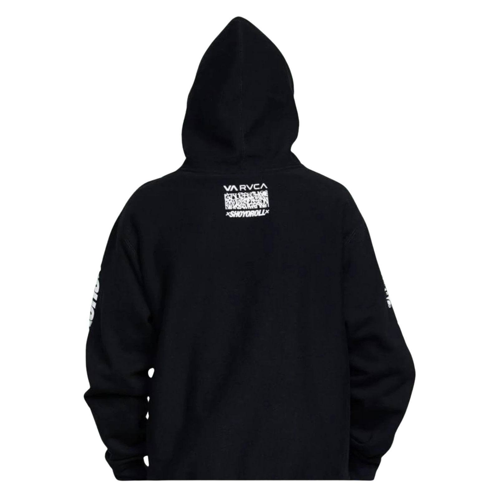 BJJ NoGI RVCA x Shoyoroll Defer Vaxsyr BJJ Hoodie - Black Fleece 300 GSM Premium BJJ Apparel