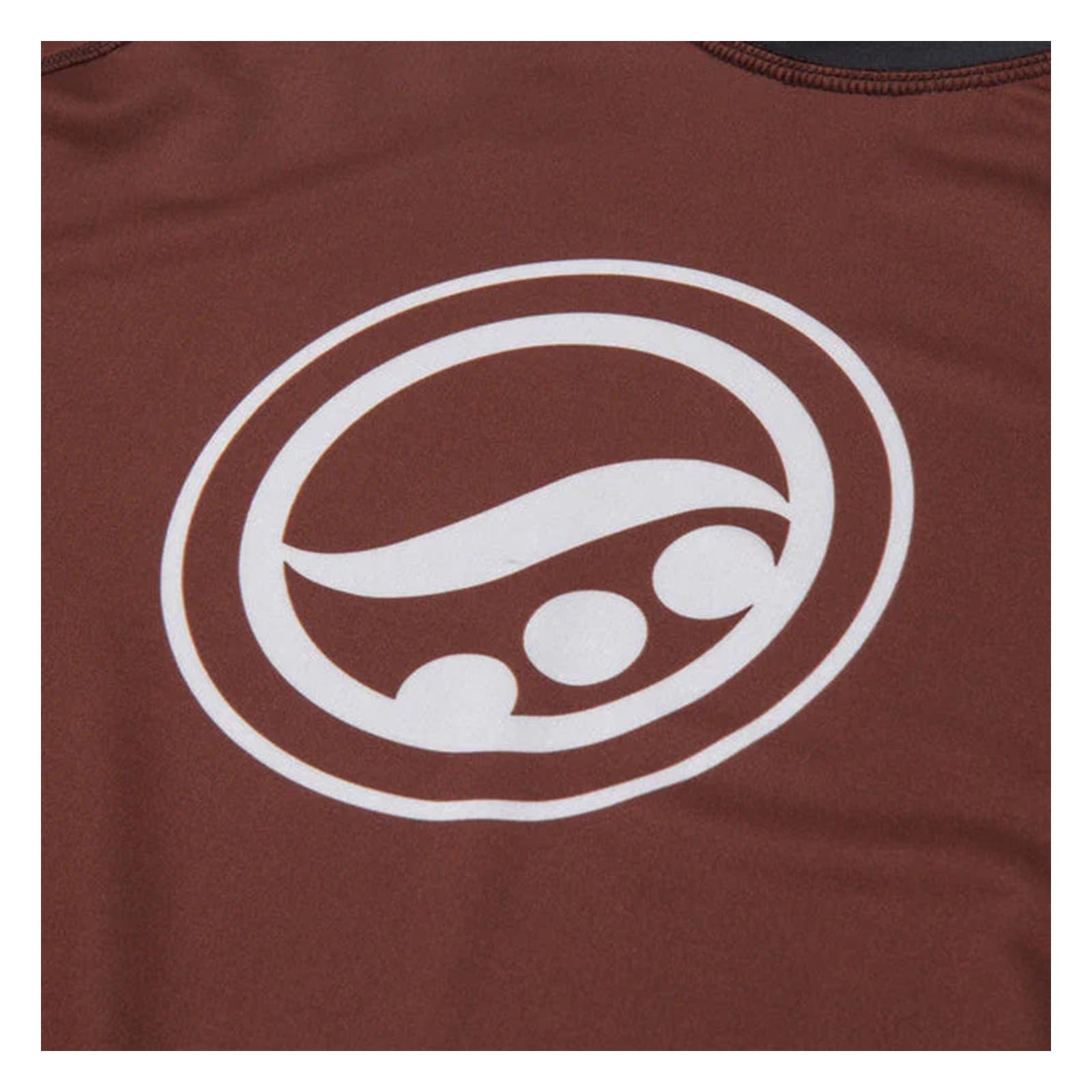 BJJ NoGI Shoyoroll 2022 Ranked Rash Guard SS Brown