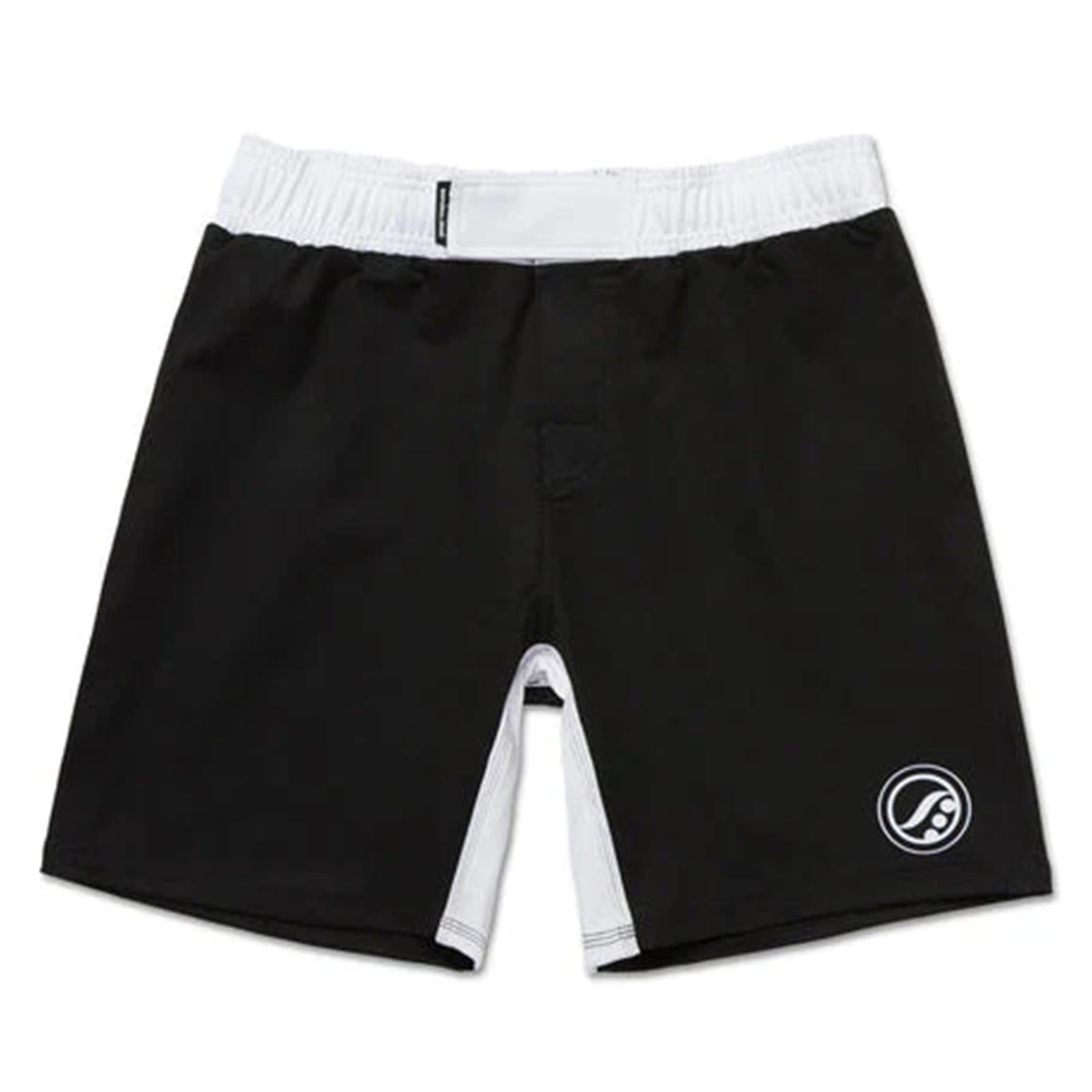 BJJ NoGI Shoyoroll Atlas Competitor Training Fitted Shorts Black