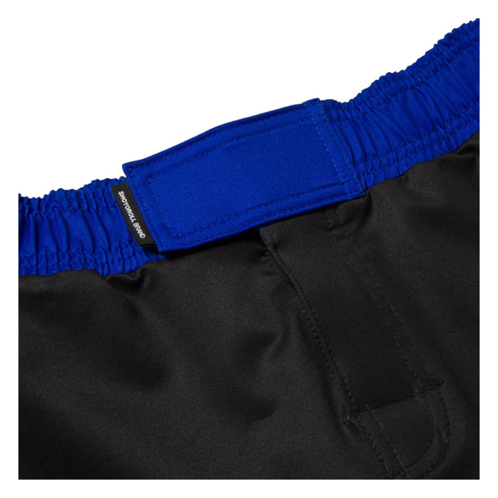 BJJ NoGI Shoyoroll Azure Competitor Training Fitted Shorts Black