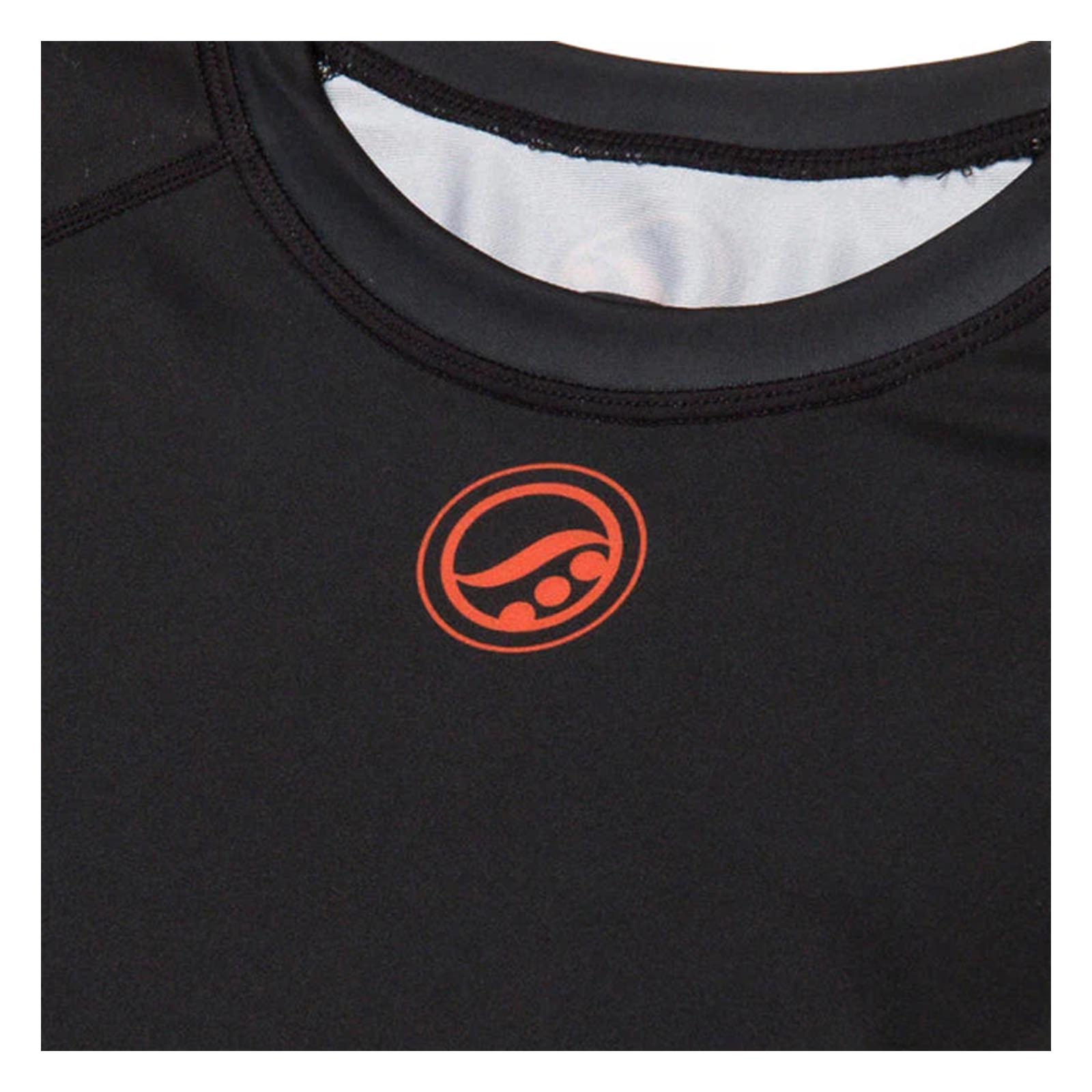 BJJ NoGI Shoyoroll Ember Competitor Rash Guard LS Black