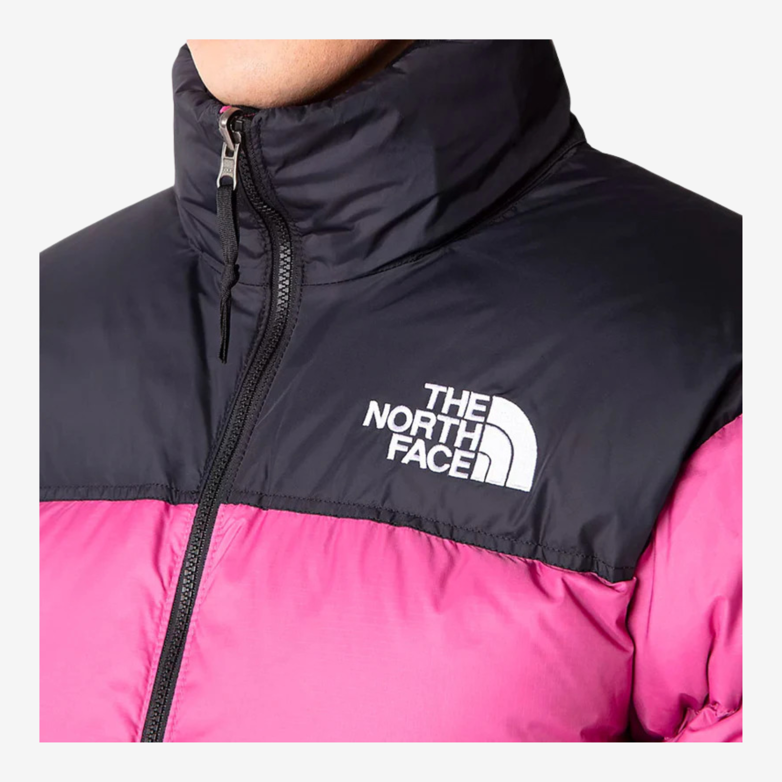 The North Face Nuptse 700 Puffer Jacket Pink Black 1996 Retro Down Winter Coat
