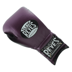 Cleto Reyes Traditional Training Gloves – Metallic Purple | Handmade Leather Lace-Up Boxing Gloves