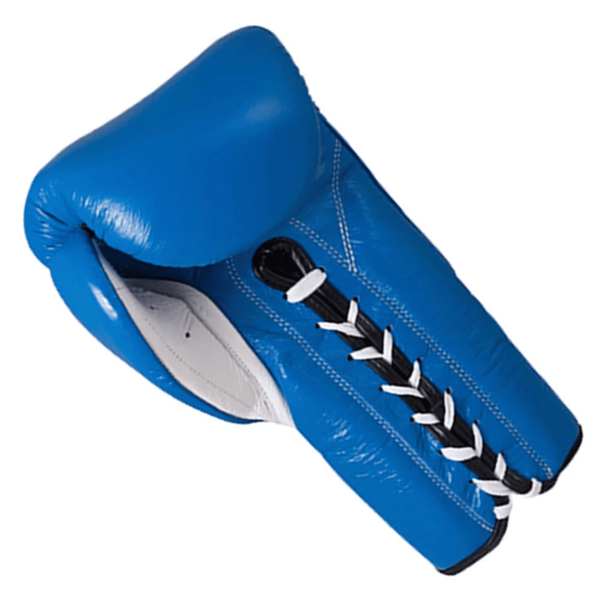 Cleto Reyes Traditional Training Gloves – Electric Blue | Handmade Leather Lace-Up Boxing Gloves